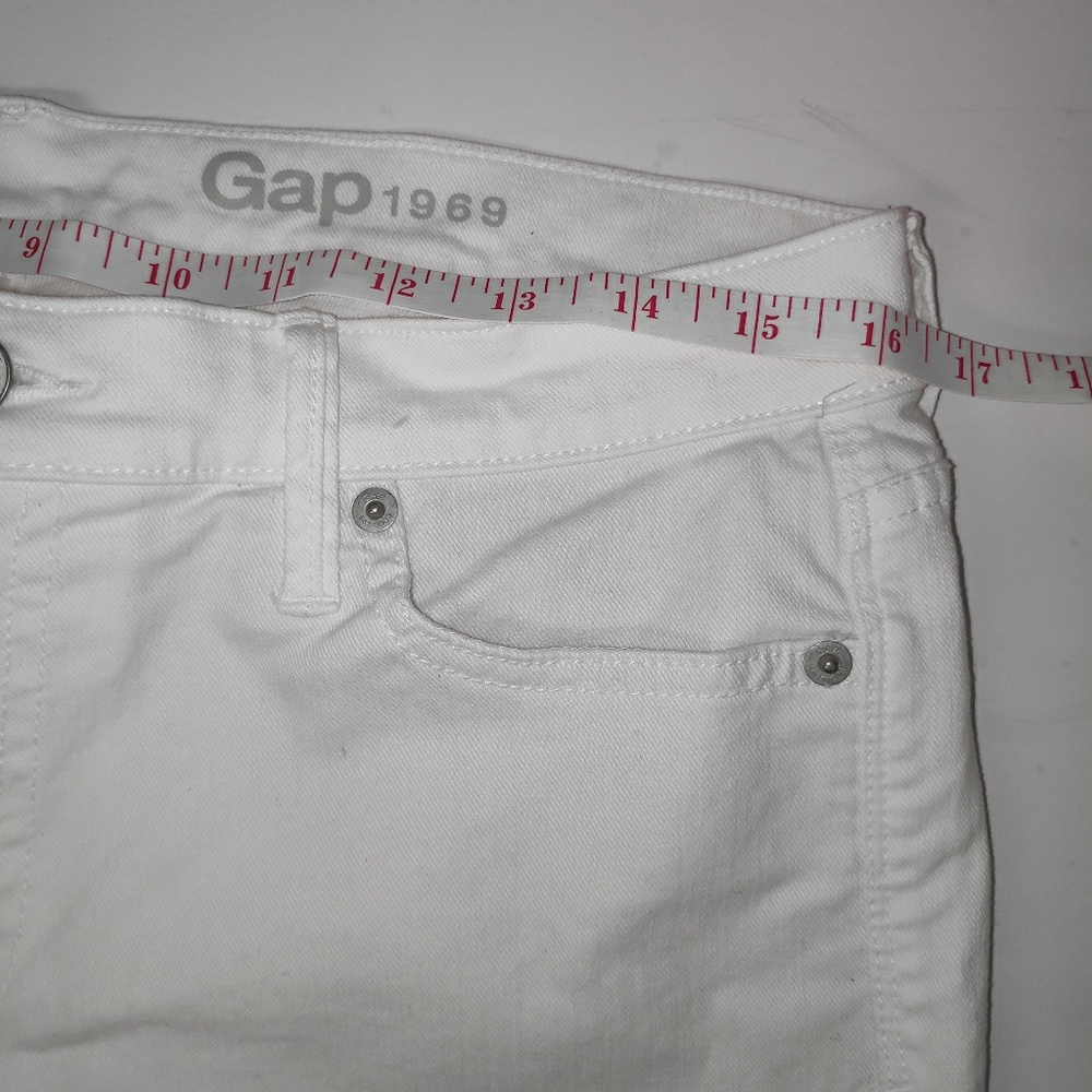GAP woman's straight  white jeans - Picture 7 of 8